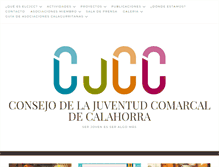 Tablet Screenshot of consejojuventudcalahorra.com